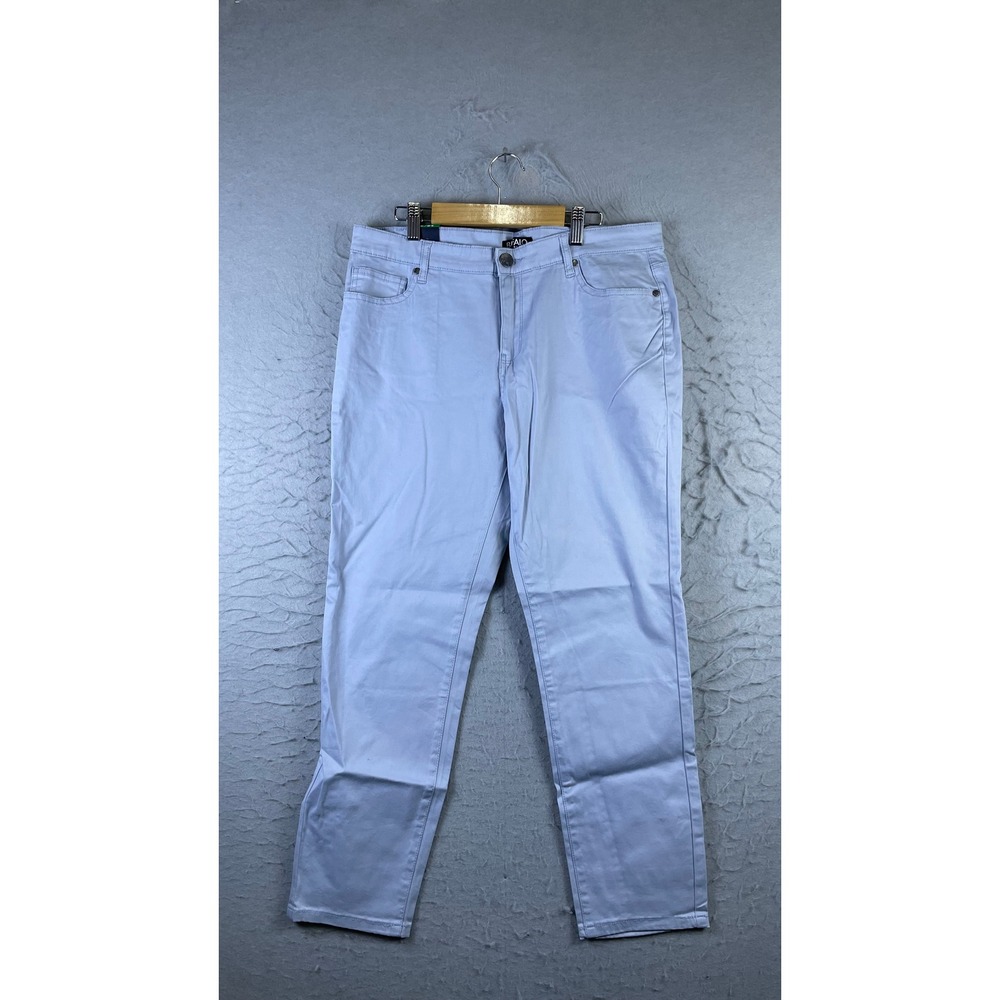 Buffalo Skinny Ankle Pants Men 32 Light Blue New Stretch Mid-Rise 14531